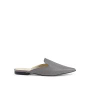 Stijlvolle leren slippers 19v69 Italia , Gray , Dames