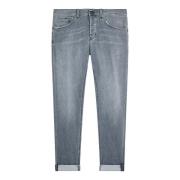 Skinny Fit George Jeans Dondup , Gray , Heren