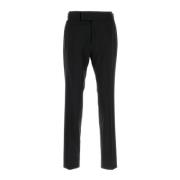 Glad geweven Atticus broek Tom Ford , Black , Heren