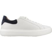 Stijlvolle Sneakers voor Mannen Geox , White , Heren