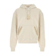 Hoodie met stijl Felpe Alexander McQueen , Beige , Heren