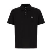 Klassiek Poloshirt in Diverse Kleuren C.p. Company , Black , Heren