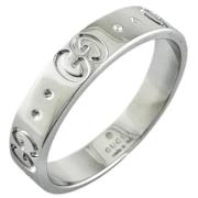 Pre-owned White Gold rings Gucci Vintage , Gray , Dames