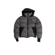 Grijze Marcassin korte donsjas Moncler , Gray , Heren