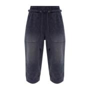 Broek met vintage effect R13 , Gray , Dames