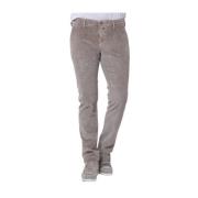 Slim Corduroy Broek Bobby Taupe Jacob Cohën , Brown , Heren