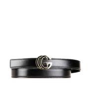 Pre-owned Leather belts Gucci Vintage , Black , Dames