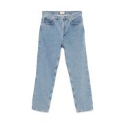 Lichtblauwe Knop Fly Jeans Agolde , Blue , Heren