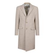 Stijlvolle Roma Coat voor vrouwen Etro , Beige , Heren