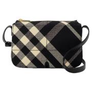 Leather shoulder-bags Burberry , Black , Dames