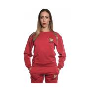 Bordeaux Katoen Elastaan Sweater V6A1790 Moschino , Red , Dames