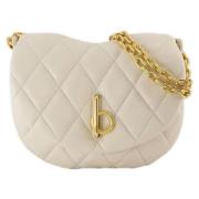 Leather handbags Burberry , Beige , Dames