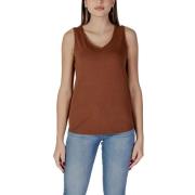 Bruine Katoenen Tops & T-Shirt b.young , Brown , Dames