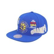 Zwarte Golden State World Champs Snapback Mitchell & Ness , Blue , Her...