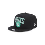 Zwarte Celtics NBA Patch Pet New Era , Black , Heren