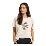 Dream T-shirt met Print IN Front , Beige , Dames