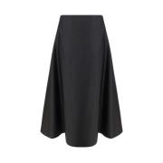 Midi Rok met Ritssluiting Marni , Black , Dames