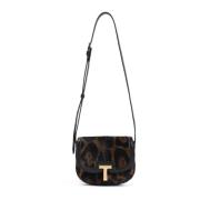 Luipaardprint Mini Tas Tom Ford , Multicolor , Dames