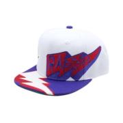 Witte Raptors Fastime Snapback Pet Mitchell & Ness , White , Heren