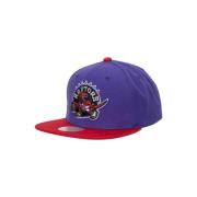 Paarse Lakers Team Snapback Hoed Mitchell & Ness , Purple , Heren