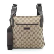 Pre-owned Canvas gucci-bags Gucci Vintage , Brown , Dames