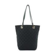 Pre-owned Canvas gucci-bags Gucci Vintage , Black , Dames