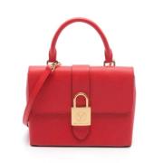 Pre-owned Leather louis-vuitton-bags Louis Vuitton Vintage , Red , Dam...