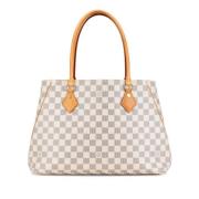 Pre-owned Canvas totes Louis Vuitton Vintage , White , Dames