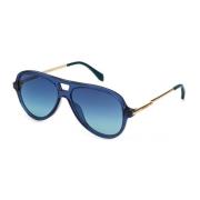 Blauwe Acetaat Zonnebril Gradient Blauw Zadig & Voltaire , Blue , Dame...