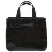 Pre-owned Leather handbags Gucci Vintage , Black , Dames