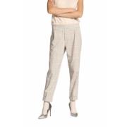 Elastische taille Prins de Galle Jogger Broek Mason's , Gray , Dames