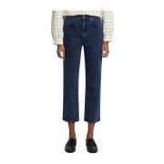 Cropped Jeans Dames 7 For All Mankind , Blue , Dames