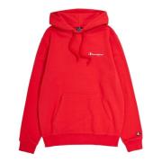 Rode hoodie met geborduurd logo Champion , Red , Heren