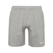 Grijze Bermuda shorts met zijlogo Champion , Gray , Heren