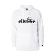 Witte Oodia Oh Hoody Sweatshirt Ellesse , White , Heren