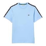 Celeste Tappered Tee Shirt Lacoste , Blue , Heren