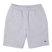 Grijze Essential Logo Bermuda Shorts Lacoste , Gray , Heren