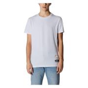 Wit Bedrukt Poloshirt Moschino , White , Heren