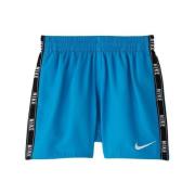 Turquoise Logo Strepen Zwembroek Nike , Blue , Heren