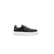 Zwarte leren sneaker lente/zomer collectie Pinko , Black , Dames