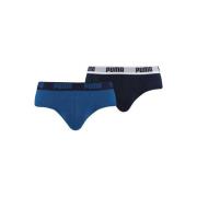 Blauw/Marine Slip Pack met Wit/Blauw Tailleband Puma , Multicolor , He...