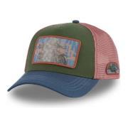 Groene wollen truckerpet VON Dutch , Multicolor , Heren