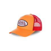 Oranje fluorescerende truckerpet Fresh03 VON Dutch , Orange , Heren