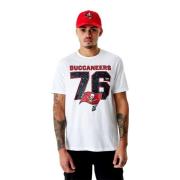 Witte Buccaneers NFL Tee New Era , White , Heren