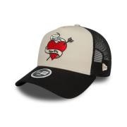 Zwarte Strass Truckerpet New Era , Multicolor , Heren