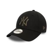 Zwarte Yankees Metallic Jeugdpet New Era , Black , Heren