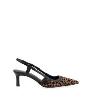 Luipaardprint Slingback Alora Schoenen Michael Kors , Brown , Dames