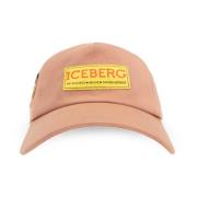 Pet met logo Iceberg , Beige , Heren