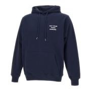 Blauwe hoodie sweatshirt met logoprint Drole de Monsieur , Blue , Here...