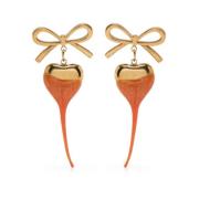 Goudkleurige Oorbellen met Geschenkdoos Ottolinger , Orange , Dames